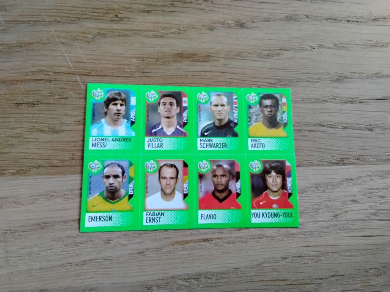Panini WK 2006 Mini Album Sticker Lionel Messi, Verzamelen, Ophalen of Verzenden, Zo goed als nieuw, Poster, Plaatje of Sticker