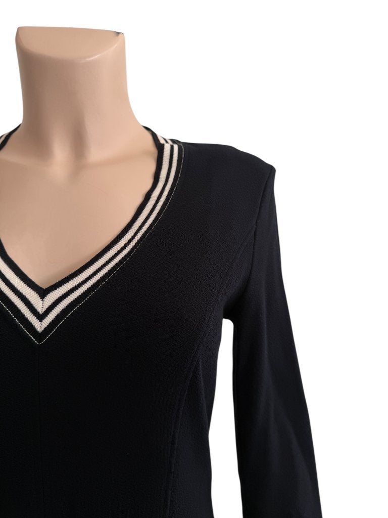 Marc Cain jurk S, Kleding | Dames, Maat 38/40 (M), Blauw, Ophalen of Verzenden, Zo goed als nieuw