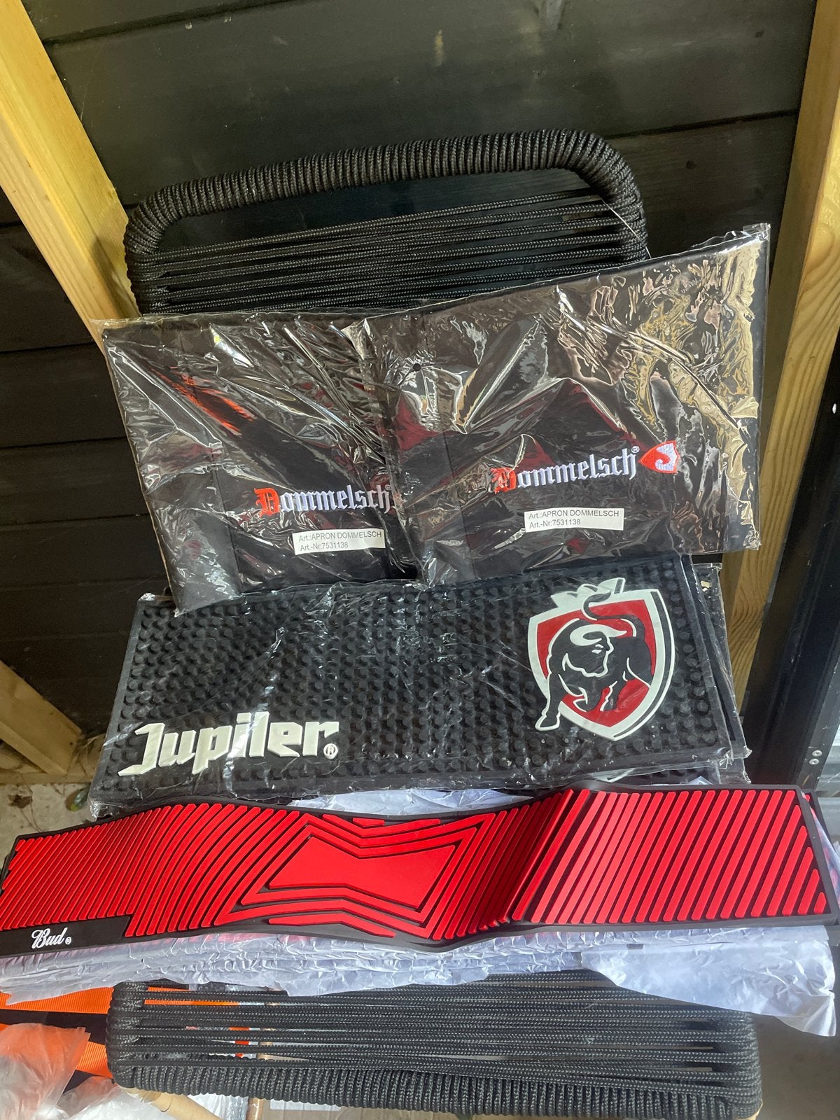Nieuwe Barmatten (Bud, Jupiler) & Dommelsch Schorten, Ophalen, Nieuw, Overige typen, Jupiler