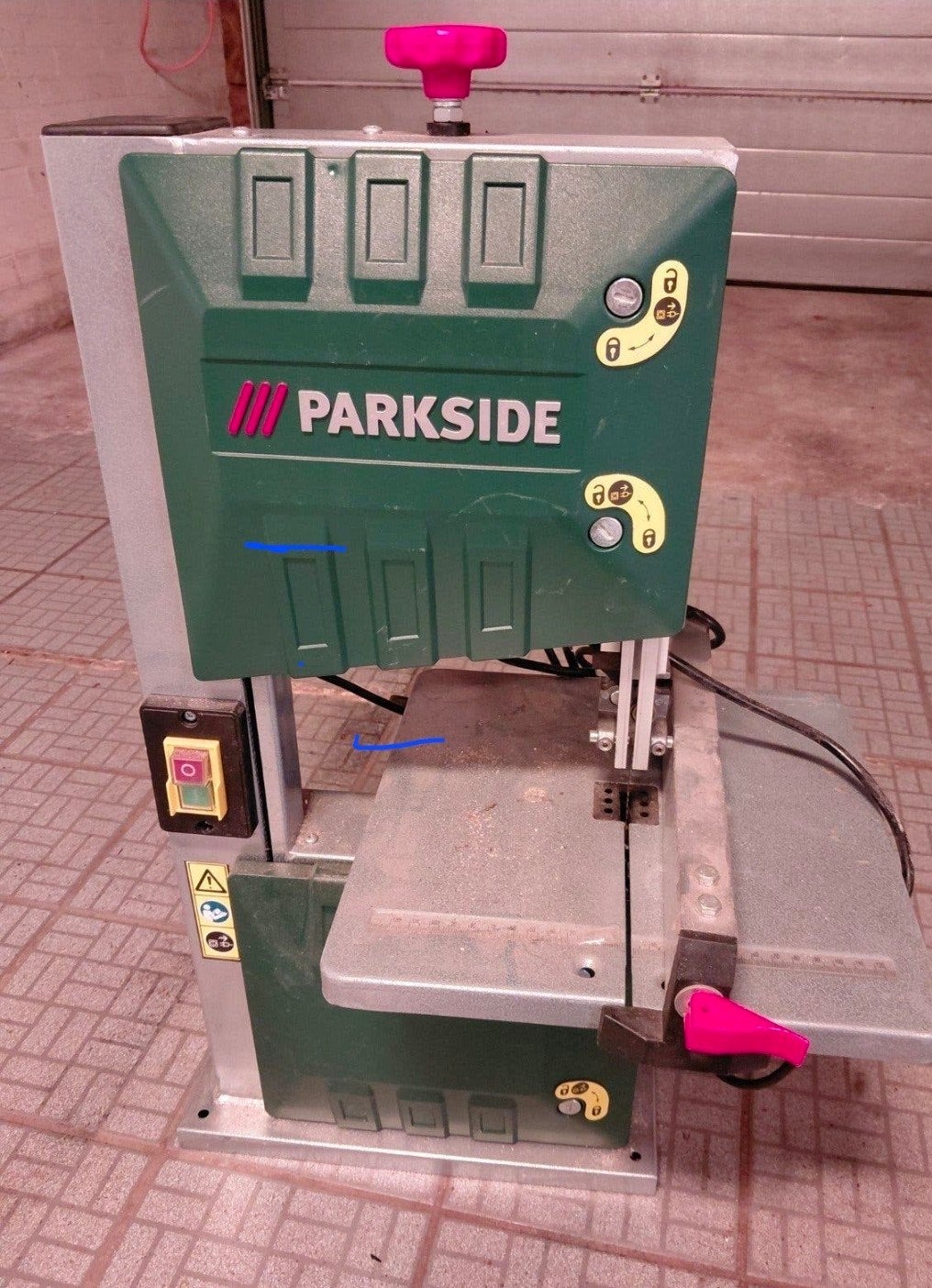 Parkside Lintzaag, Doe-het-zelf en Verbouw, Ophalen, 70 mm of meer, Zo goed als nieuw, Lintzaag