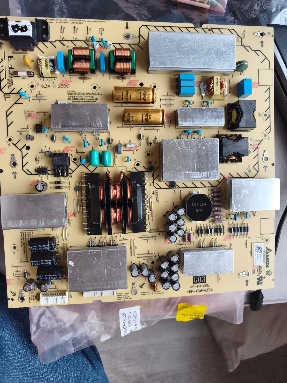 Sony KD-75XH9505 Voeding AP-P410BM-B, Ophalen of Verzenden, Nieuw, Sony