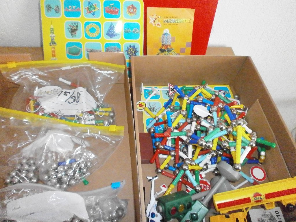 Verzameling van diverse soorten magneetjes om te bouwen, Ophalen of Verzenden, Zo goed als nieuw, Bouwen