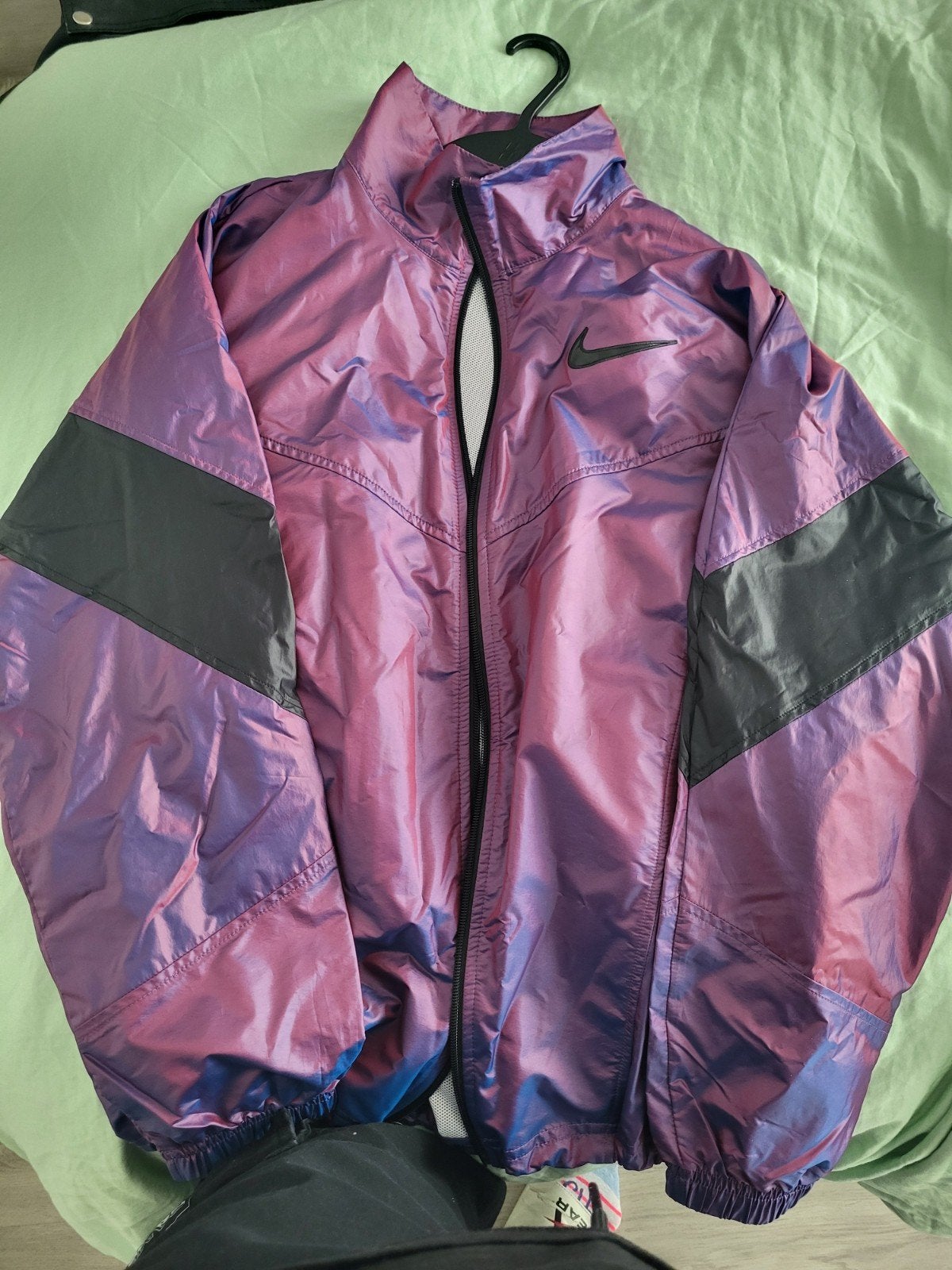 Nike Dames Jas Maat S/M - Zo goed als nieuw, Maat 38/40 (M), Meerkleurig, Nike, Ophalen of Verzenden