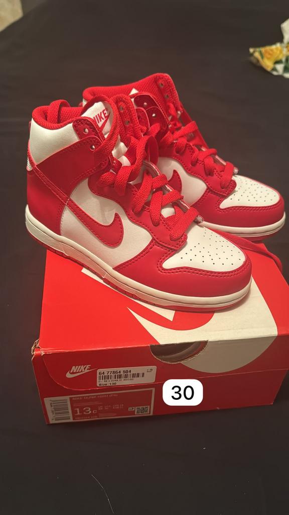 Nike dunk high junior, Ophalen of Verzenden, Zo goed als nieuw, Overige kleuren