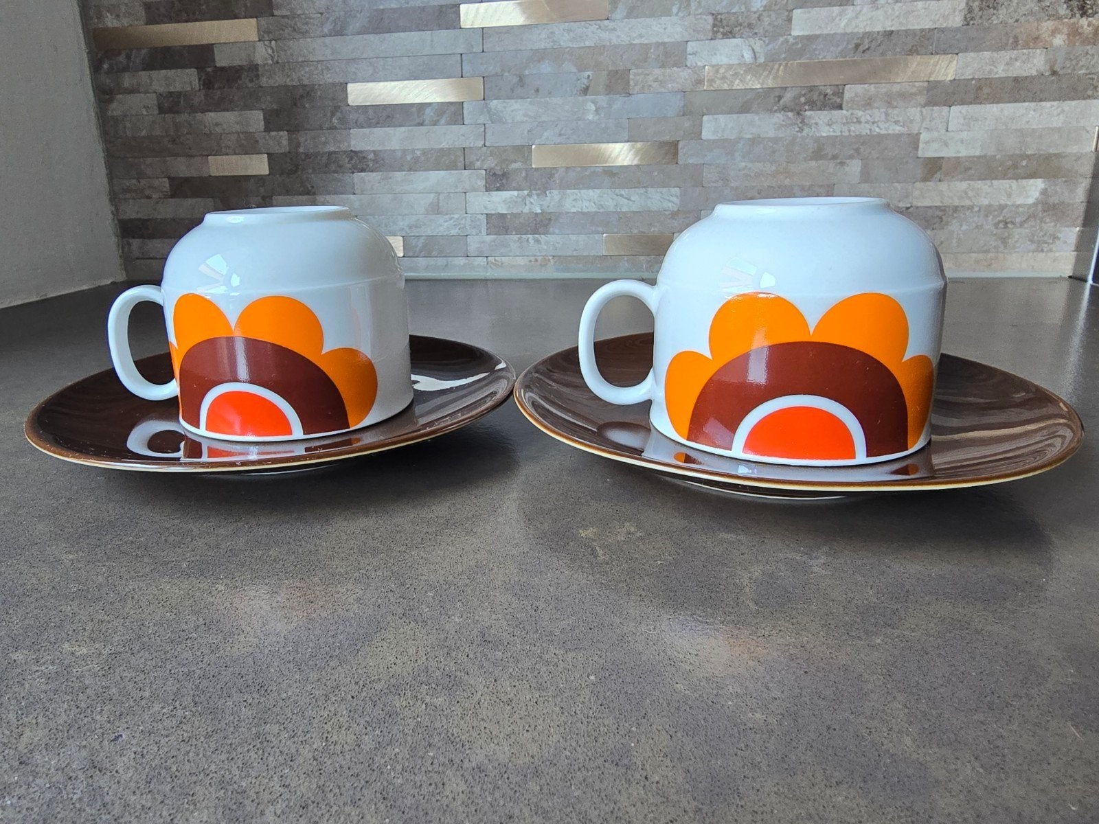 2 vintage Seltmann Weiden kopjes met 3 schotels, Verzamelen, Retro, Ophalen of Verzenden, Huis en Inrichting