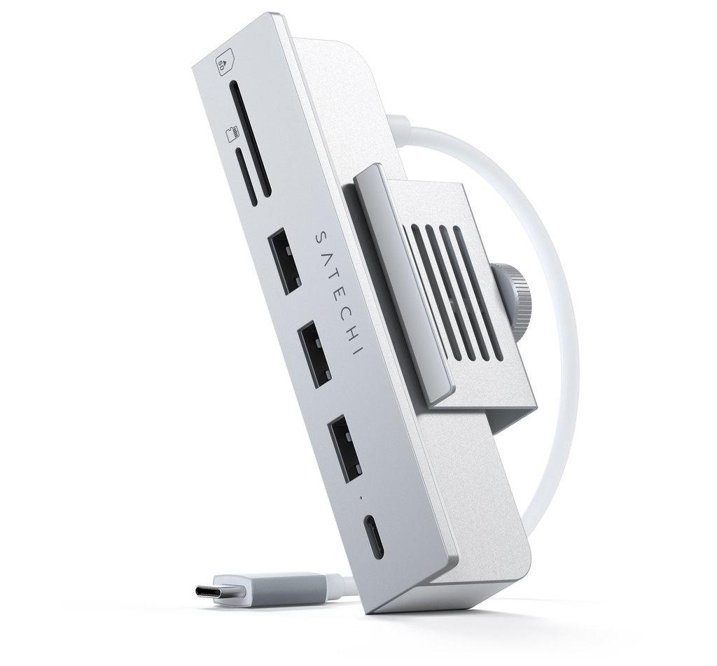 Satechi USB-C Hub 24 inch, Computers en Software, Dockingstations, Ophalen of Verzenden, Zo goed als nieuw, USB-hub, Laptop