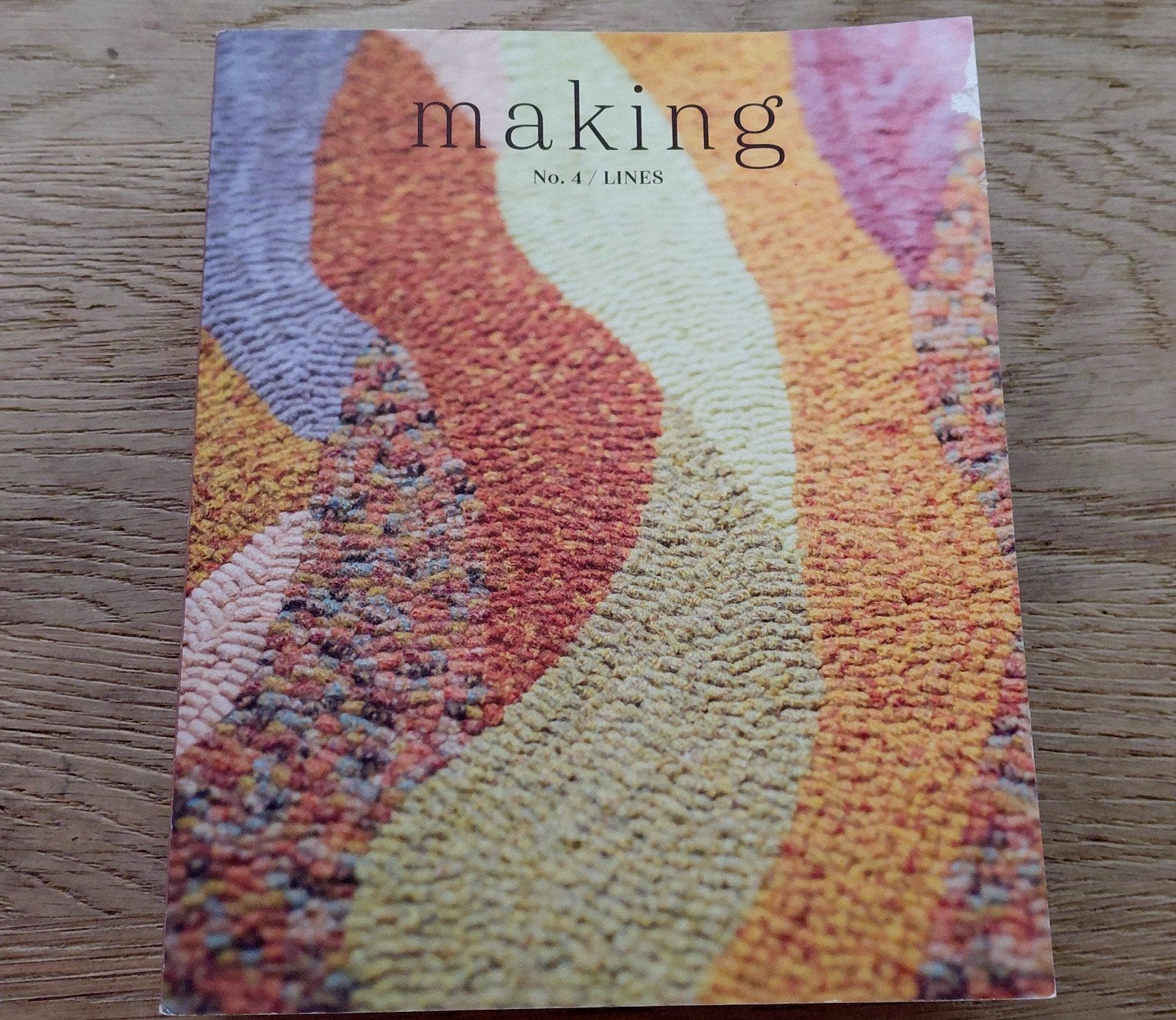 Making No. 4 / Lines - Breitijdschrift, Ophalen of Verzenden, Zo goed als nieuw, Breien of Haken, Patroon of Boek