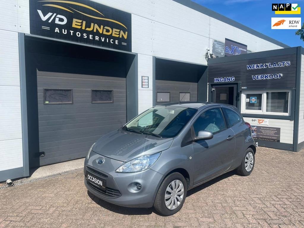 Ford Ka 1.2 Titanium X Nieuwe APK + Grote Beurt | 3 Mnd Gara, Auto's, Voorwielaandrijving, Stof, Gebruikt, Zwart