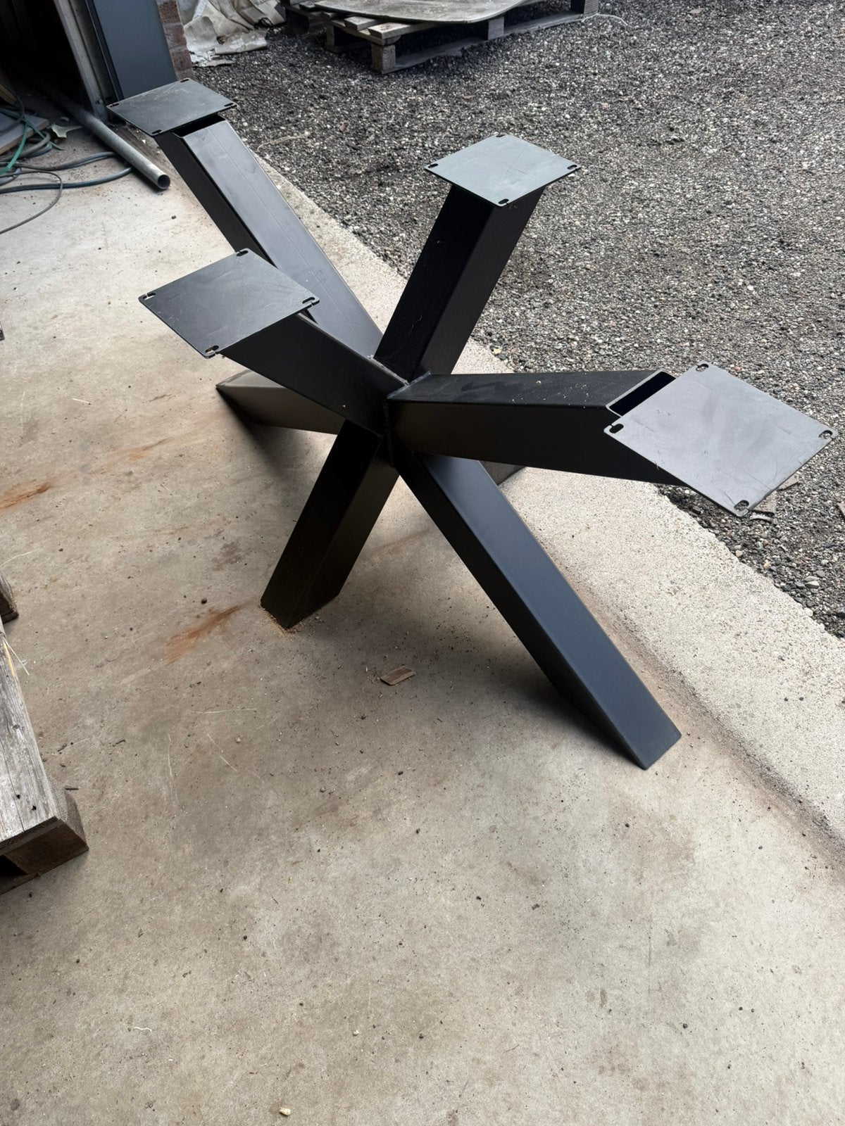 Matrix tafel poot koker 100x100, Tafelpoot, Gebruikt, 100 tot 150 cm, Metaal