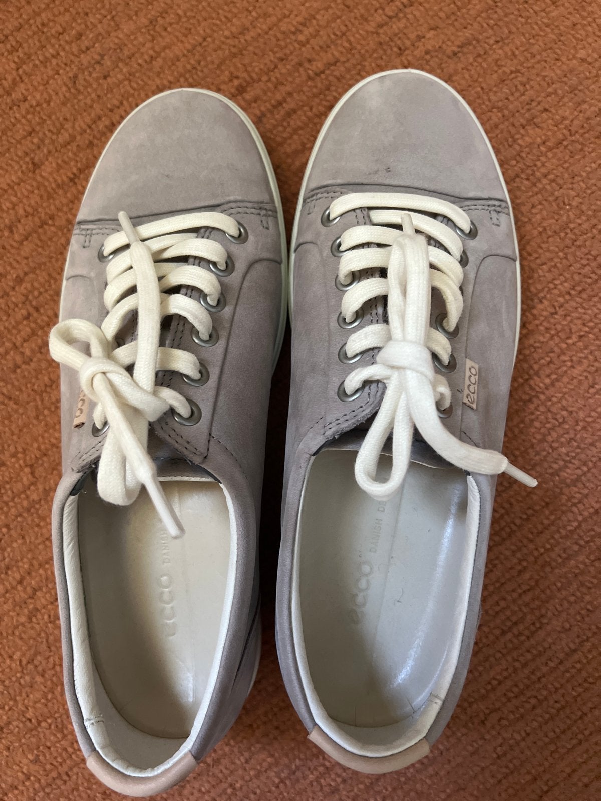 ECCO Dames Sneakers - Grijs/beige - Maat 39, Ophalen of Verzenden, Grijs, Sneakers of Gympen, Zo goed als nieuw