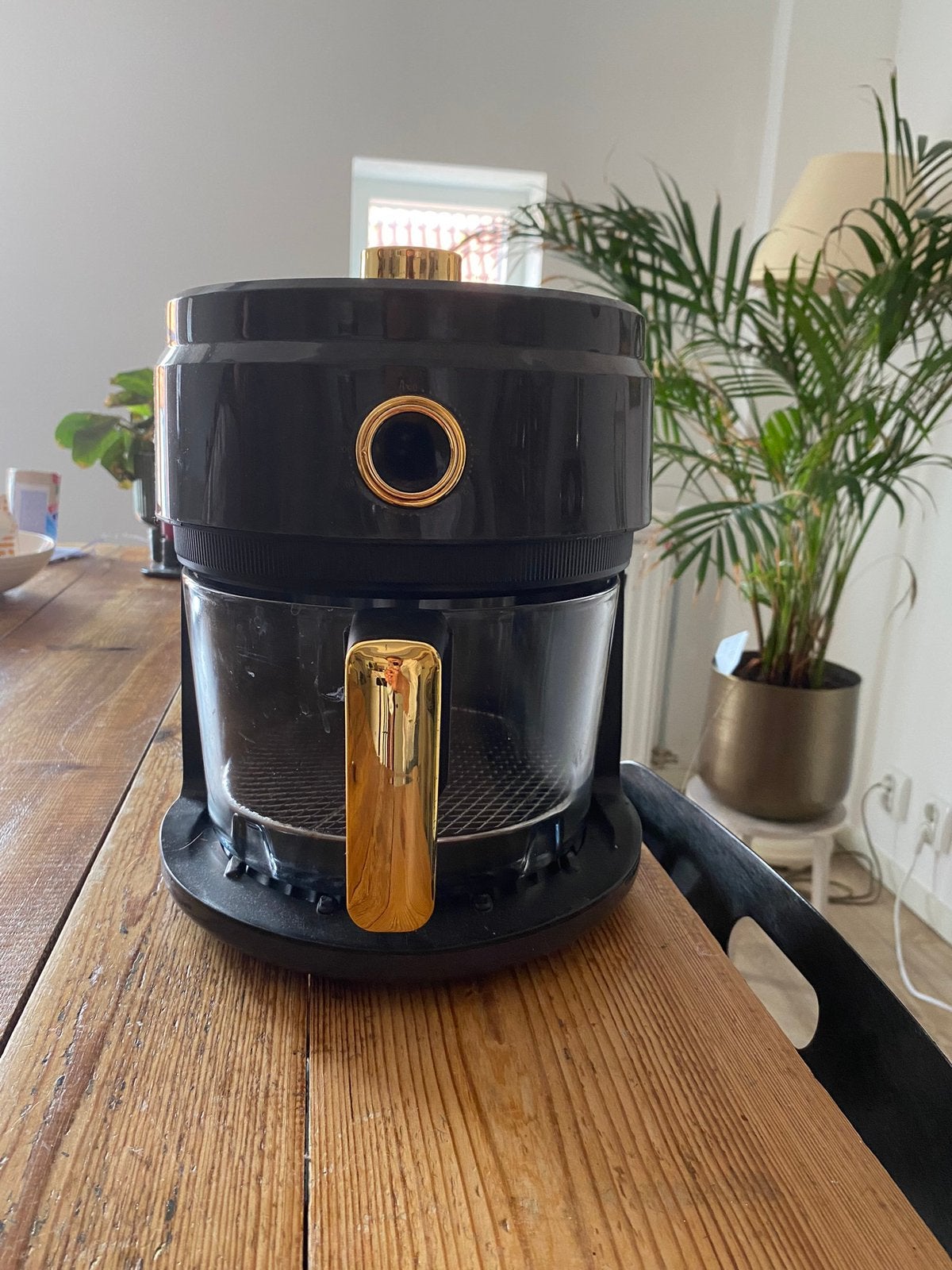 Hyundai Electronics Airfryer met glazen pot, Witgoed en Apparatuur, Airfryers, Ophalen, Zo goed als nieuw, Airfryer