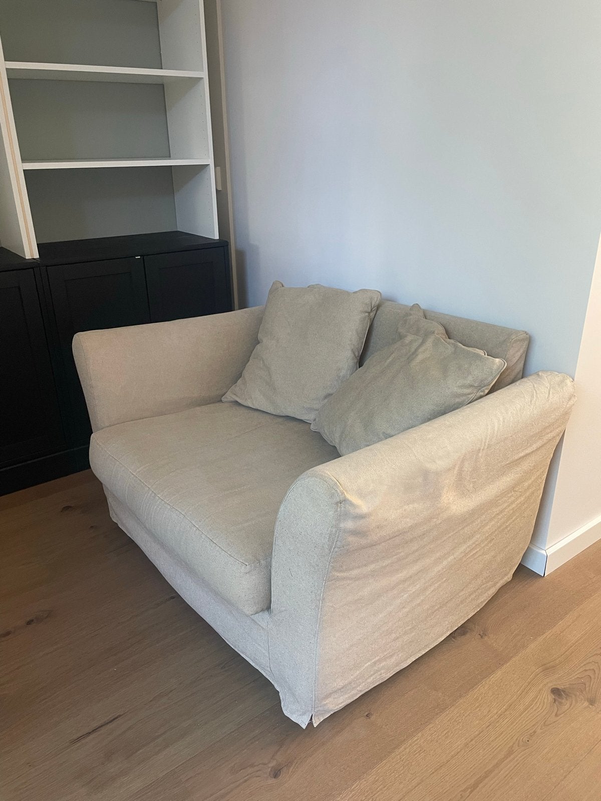 Comfortabele loveseat - 90x138 cm, Huis en Inrichting, Ophalen, Gebruikt, Overige maten, 75 tot 100 cm