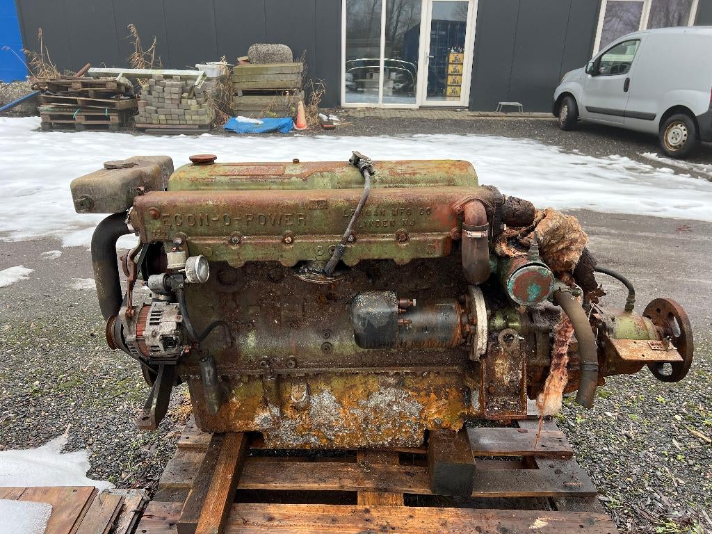 Ford Lehman 6 cyl scheepsdiesel met keerkoppeling, Ophalen, Gebruikt, Binnenboordmotor, Diesel