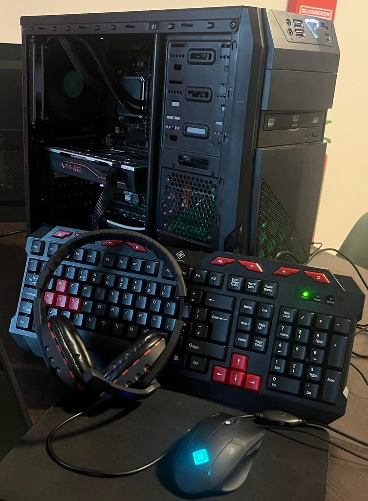 [ SALE ] Game PC | i7 / 16GB RAM / RX 580 | Windows 11 Pro, 120GB+1TB, Refurbished, Ophalen of Verzenden, Intel i7-4770K