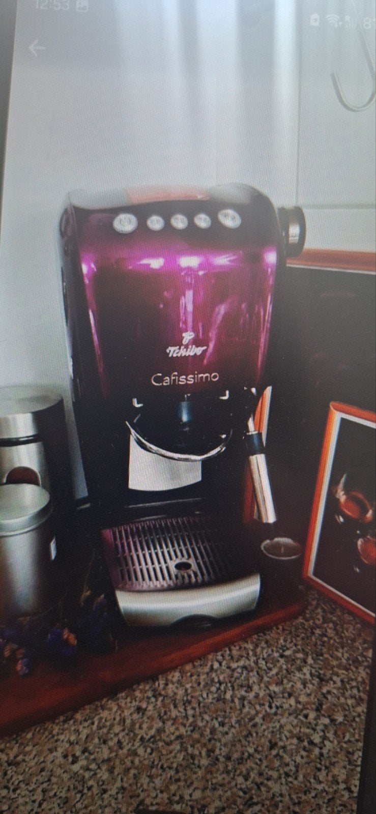 Tchibo cafissimo koffiemachine, Witgoed en Apparatuur, Koffiezetapparaten, Ophalen, Koffiemachine