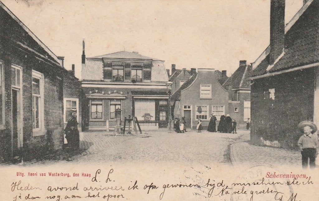 Scheveningen    Vuurbaanstraat/Weststraat, Ophalen of Verzenden, Voor 1920, Gelopen, Zuid-Holland