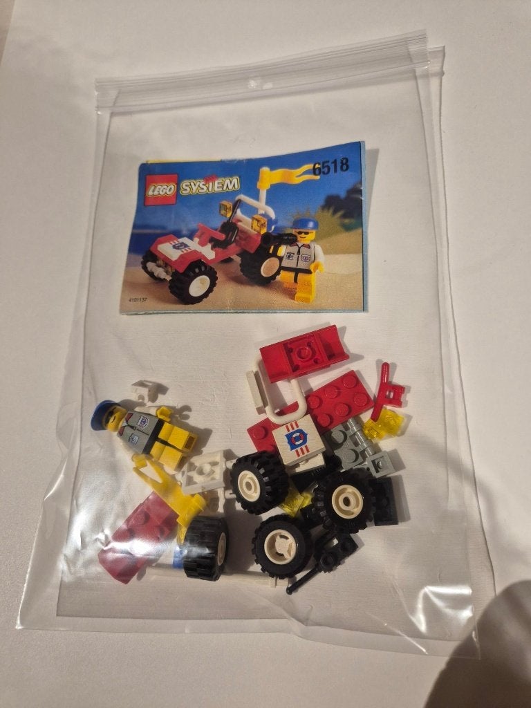 Lego 6518 Baja Buggy uit 1996, Kinderen en Baby's, Speelgoed | Duplo en Lego, Lego, Ophalen of Verzenden, Zo goed als nieuw, Inclusief minifiguren