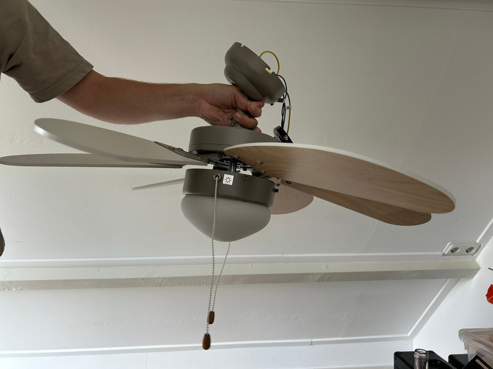 Bestron Plafondventilator DC30T/T30 met lamp, Ophalen, Gebruikt, Plafondventilator