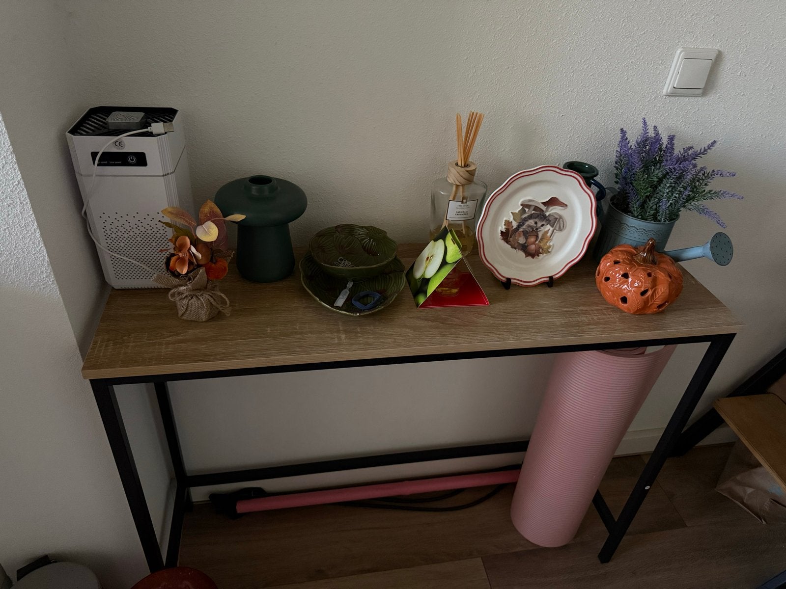 Lifewit Console Tafel - Industrieel & Smal - Lichtbruin, 100 tot 150 cm, Nieuw, Metaal, Rechthoekig