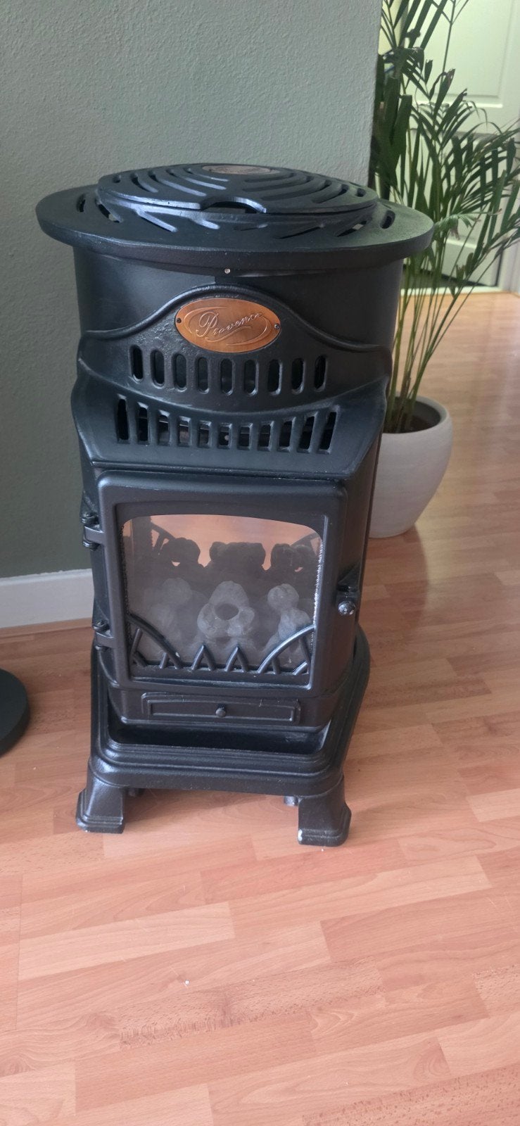 Mobiele Gaskachel op wielen - Provence Stijl, Huis en Inrichting, Kachels, Ophalen, Gebruikt, Gas, Gaskachel