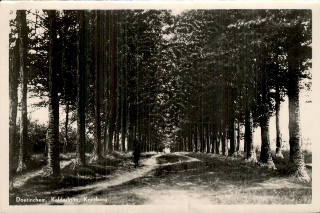 Doetinchem - Kelderlaan - Kruisberg, Ophalen of Verzenden, 1920 tot 1940, Gelopen, Gelderland