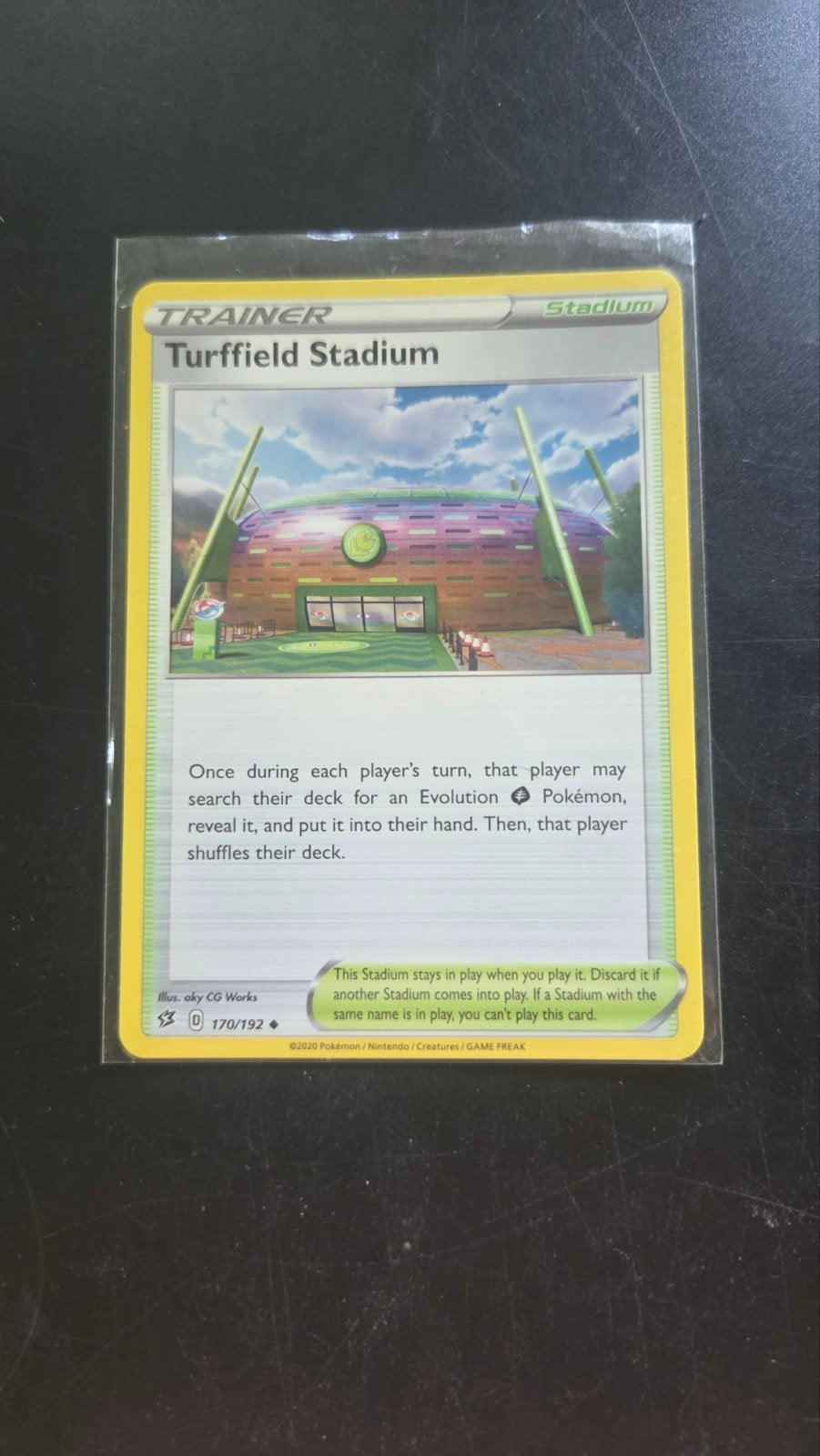 Pokémon TCG: Turffield Stadium 170/192 Rebel Clash, Verzenden, Zo goed als nieuw, Losse kaart