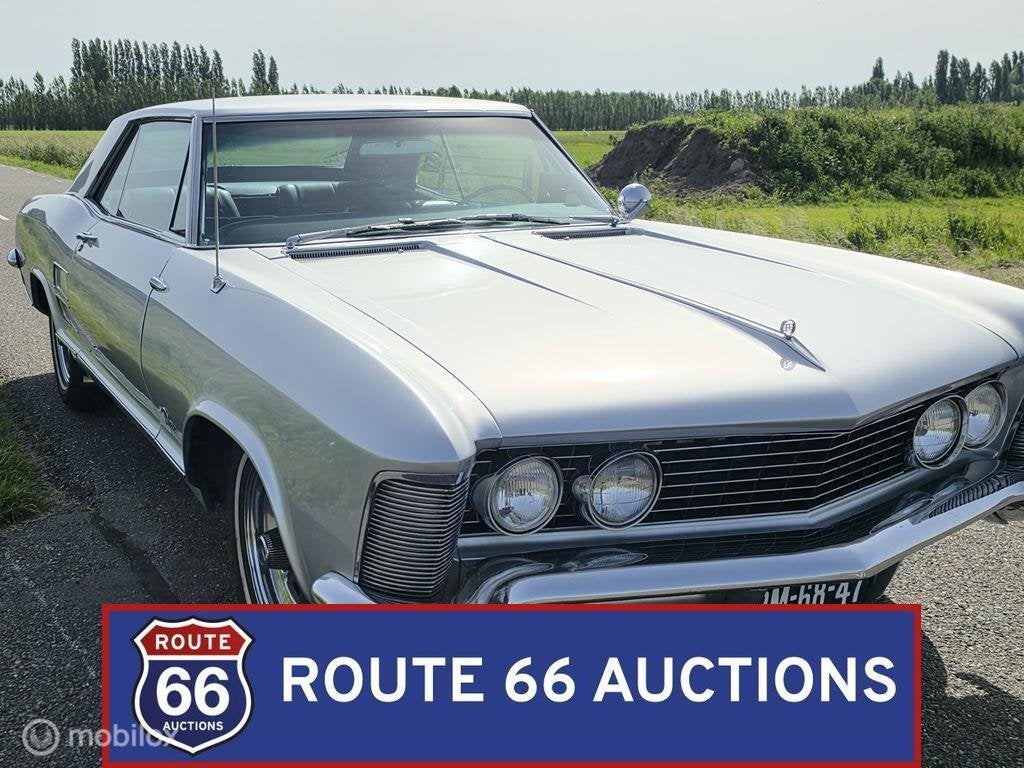 Buick Riviera | 1963 | Route 66 Auctions, Auto's, Oldtimers, Overige carrosserieën, Zwart, Bedrijf, Handgeschakeld