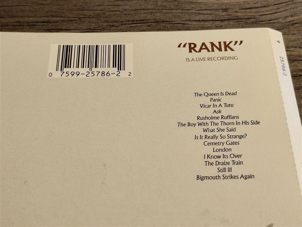 The Smiths - Rank, Ophalen of Verzenden, Zo goed als nieuw, Poprock