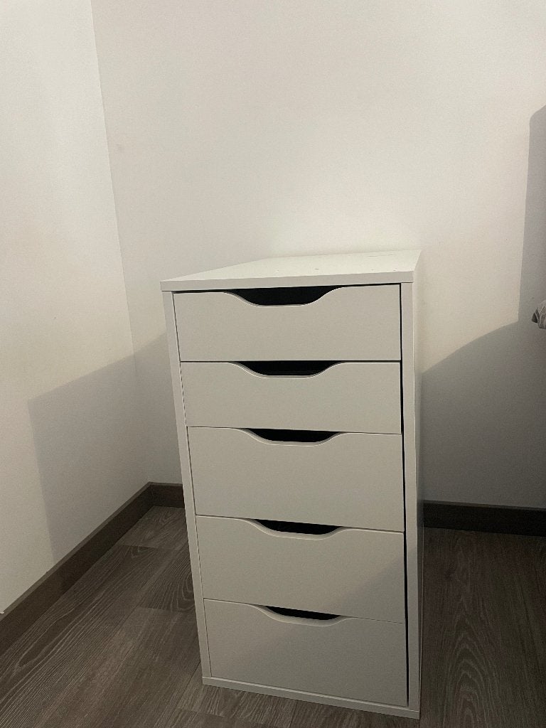 Ladeblok Alex IKEA wit, Huis en Inrichting, Ophalen, Met lades, Wit