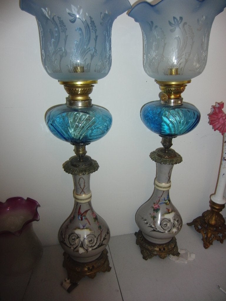 Set  Olielampen, Ophalen
