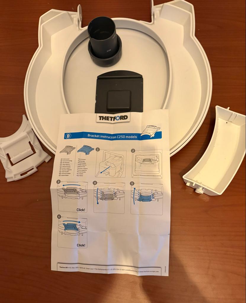 Thetford C250/C260 Toilet Onderdelen - Nieuwstaat, Ophalen of Verzenden, Onderdeel
