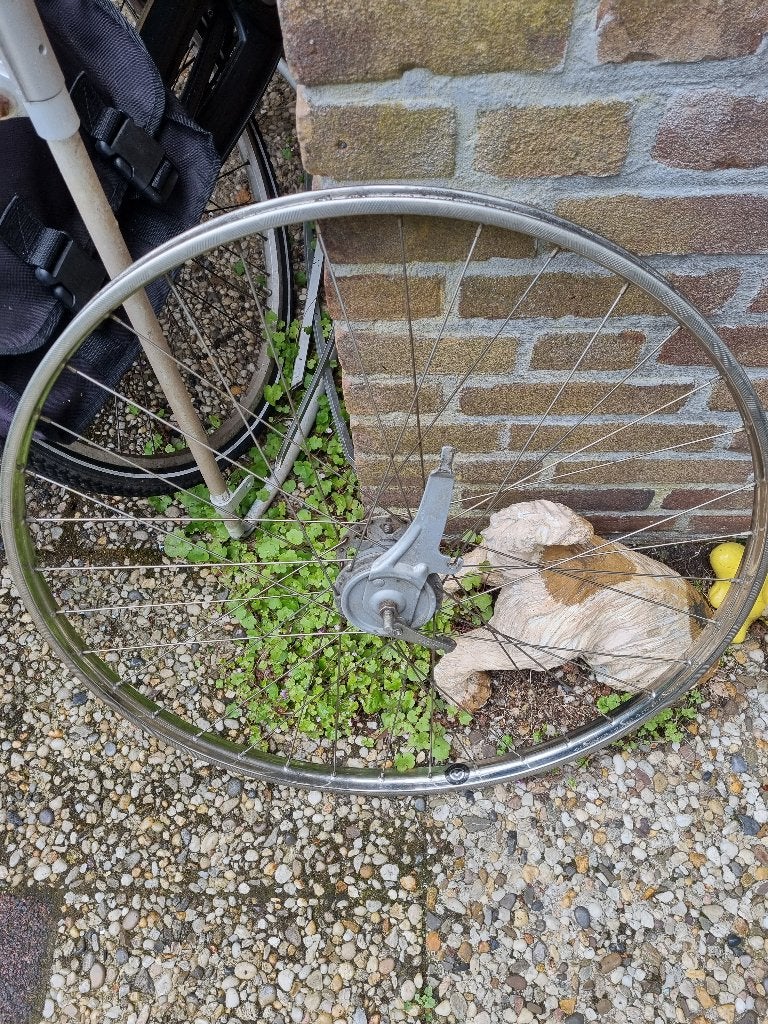 Fietswielen, Fietsen en Brommers, Fietsonderdelen, Toerfiets, Gebruikt, Staal, Ophalen