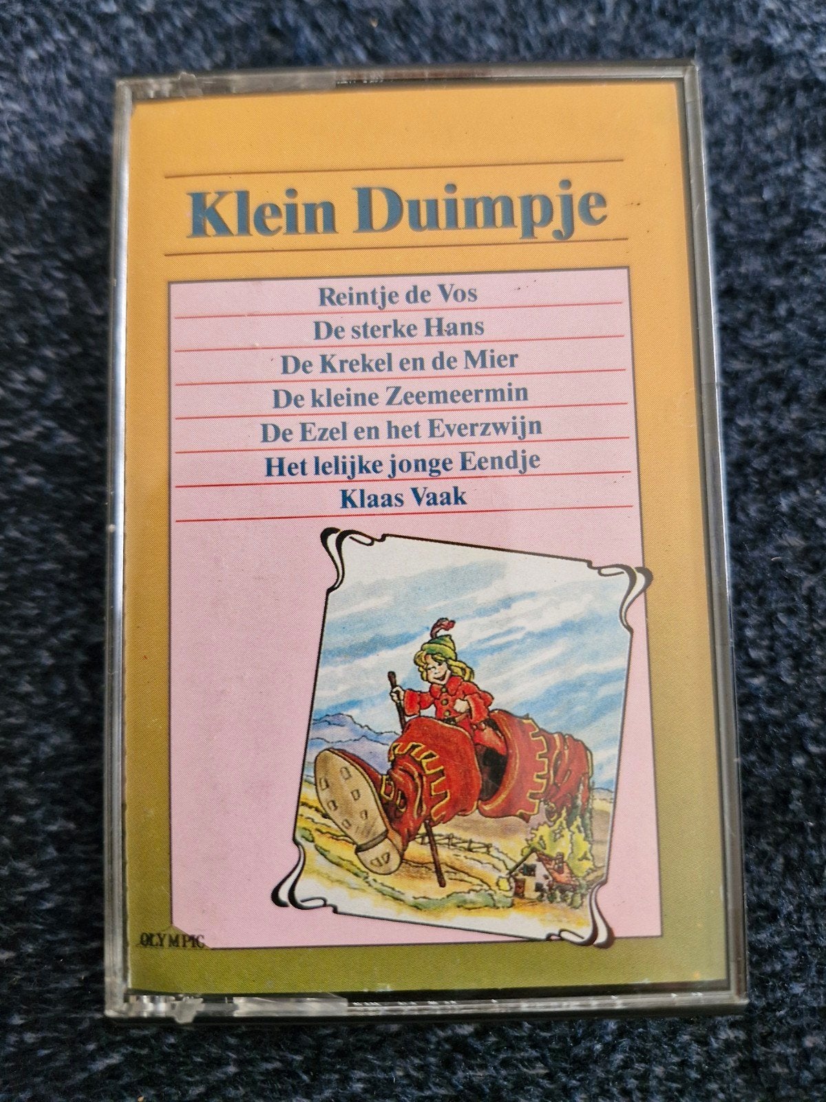 Cassettebandje Klein Duimpje - Sprookjes, Cd's en Dvd's, Gebruikt, Kinderen en Jeugd, 1 bandje, Ophalen of Verzenden