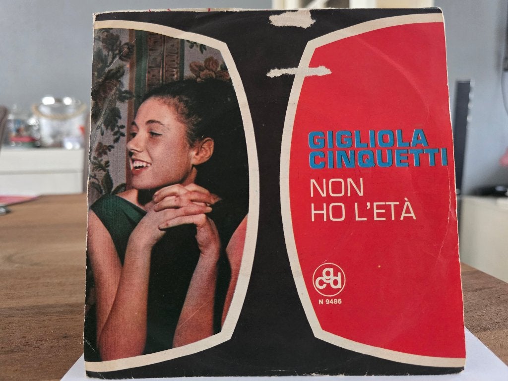 7" Single Gigliola Cinquetti - Non Ho L'Età (Per Amarti) / S, Gebruikt, 7 inch, Ophalen of Verzenden, Pop