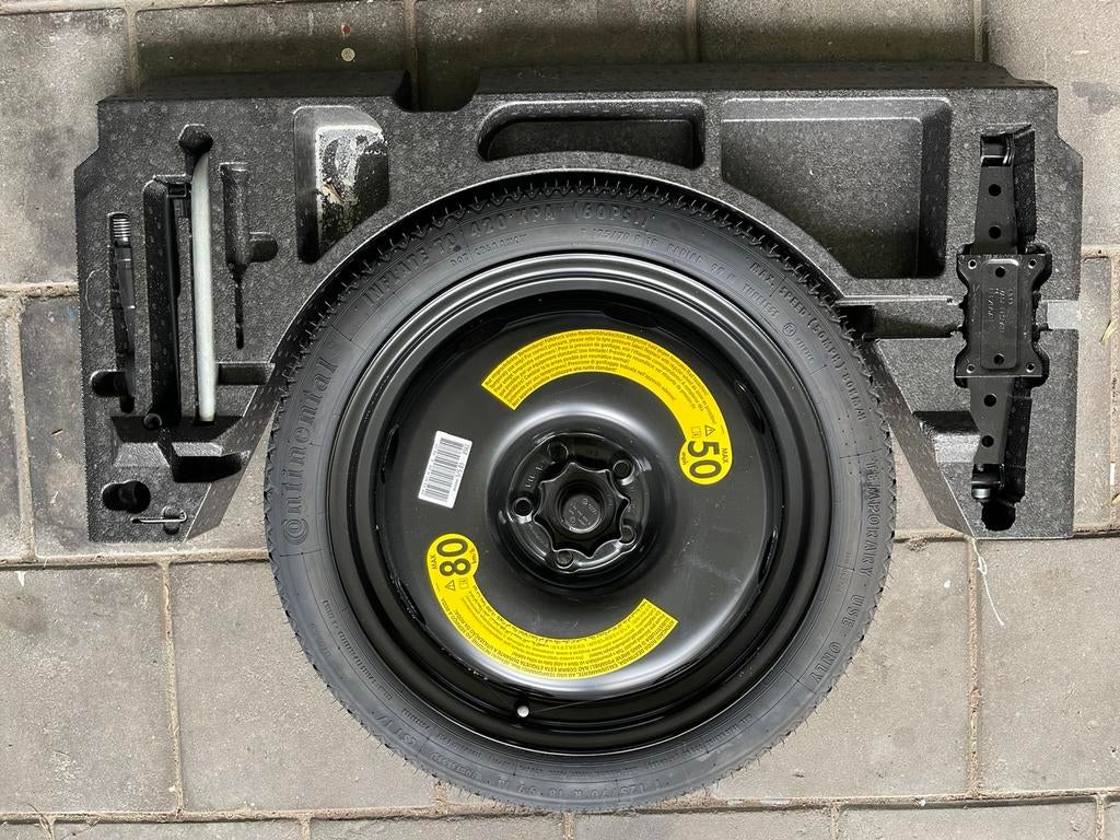 Vw Golf 7 7,5 leon thuiskomer set compleet pech reserve 18”, Ophalen, Nieuw, Seat