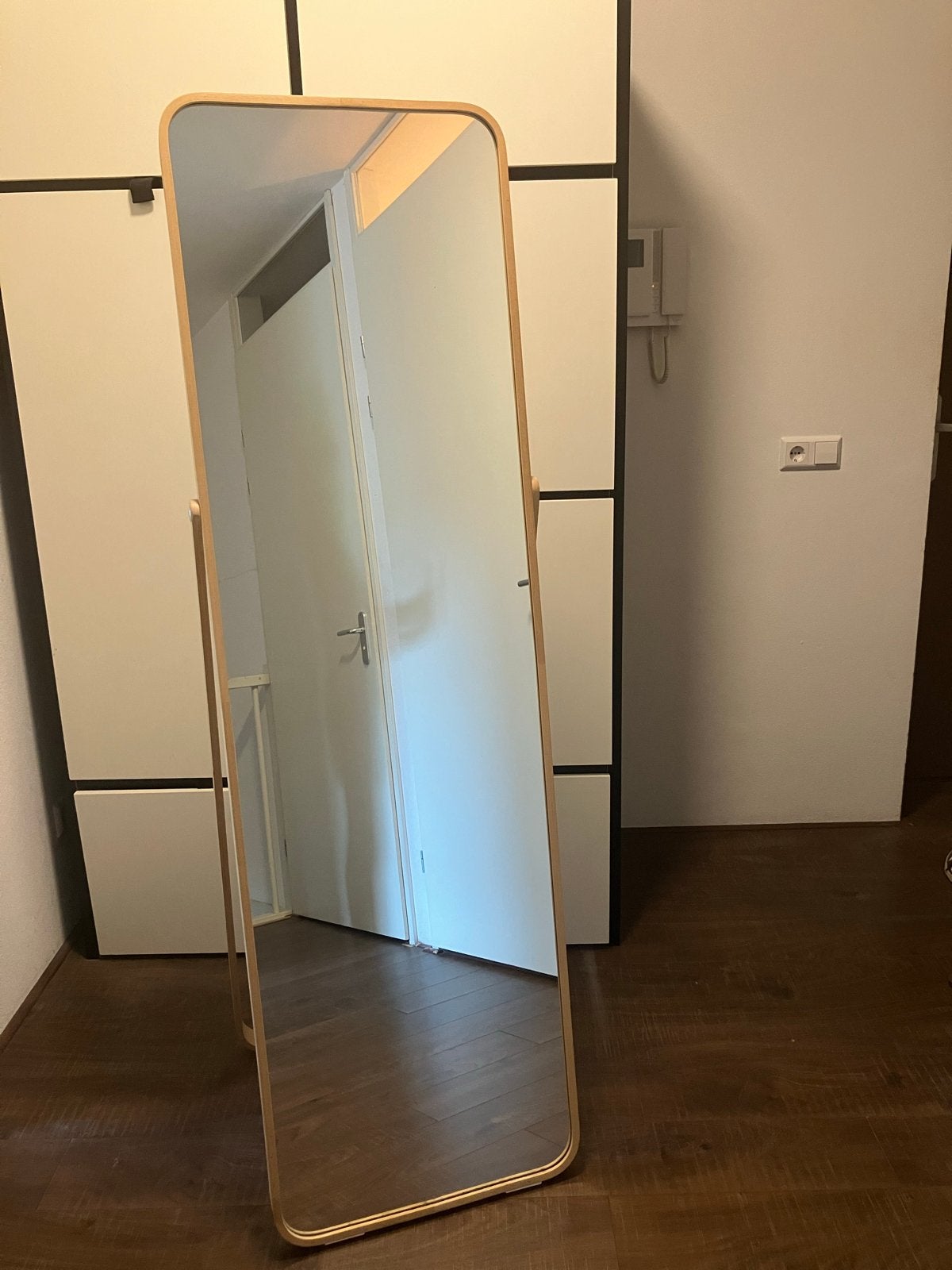 IKEA IKORNNES Spiegel 52x167 cm, Huis en Inrichting, Woonaccessoires | Spiegels, Ophalen, Gebruikt, 150 tot 200 cm, Rechthoekig