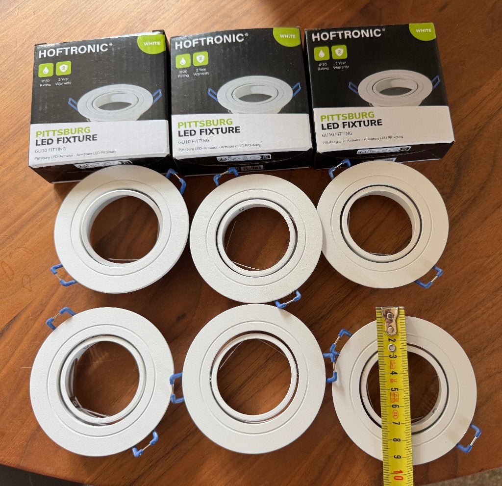 HOFTRONIC Pittsburg LED Inbouwspots GU10 (9 stuks), Huis en Inrichting, GU10, Overige merken, Nieuw, Ophalen of Verzenden