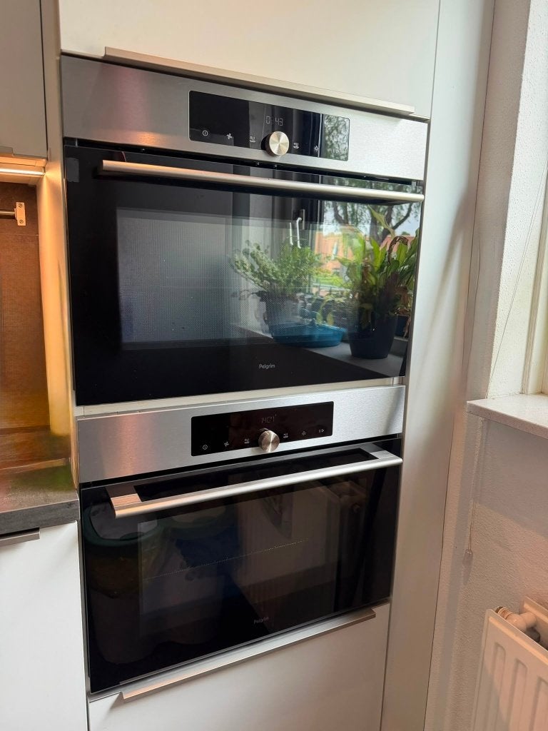 Pelgrim oven met magnetronfunctie, Witgoed en Apparatuur, Ovens, Ophalen, 45 tot 50 cm, Pelgrim, Inbouw