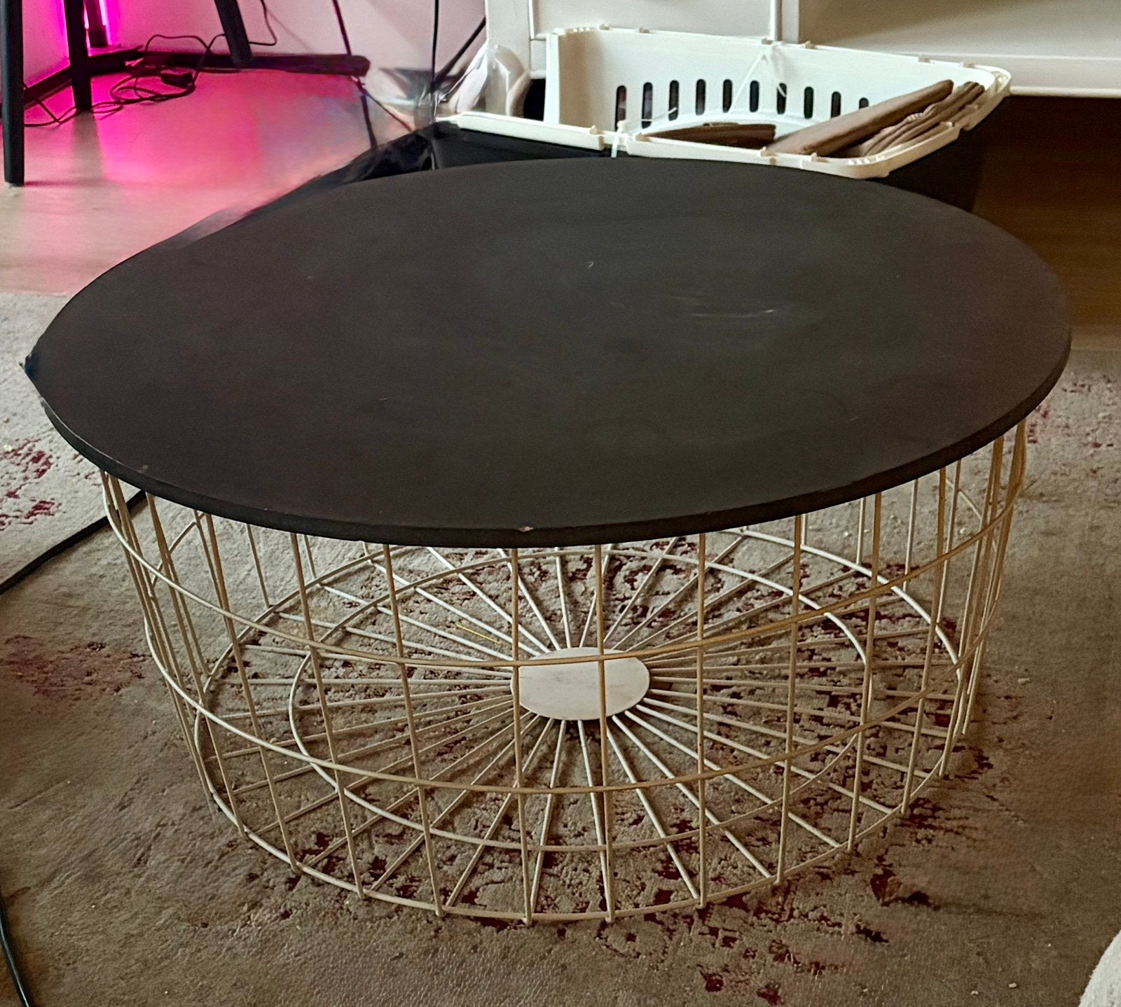 Salontafel met opbergruimte, Ophalen, Gebruikt, Rechthoekig, 50 tot 100 cm