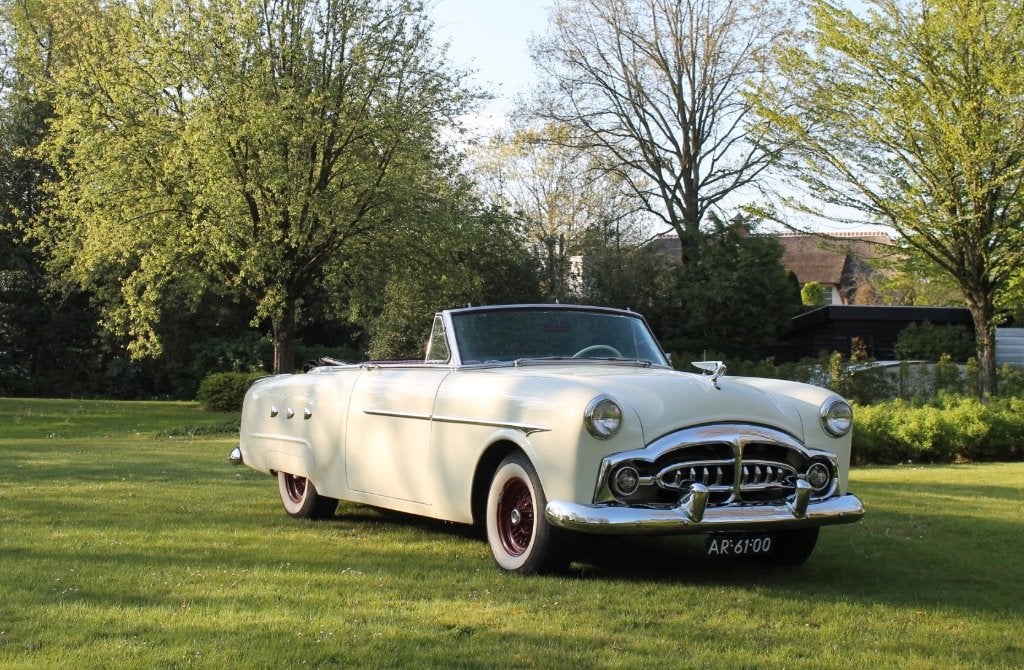 Packard 250 Convertible, Auto's, Oldtimers, Automaat, Achterwielaandrijving, Cabriolet, Wit