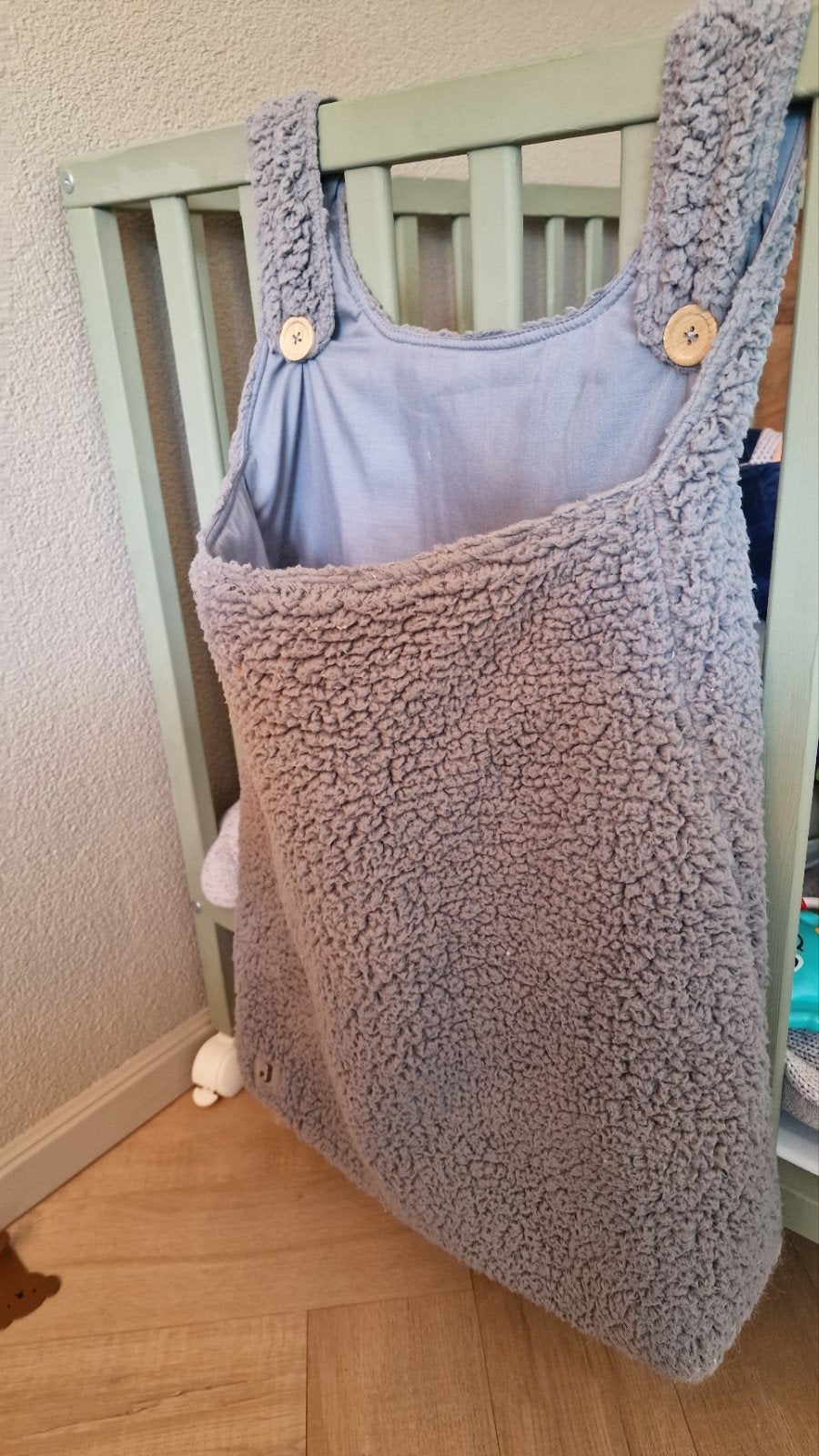 Jollein Teddy Boxzak Grijs, Kinderen en Baby's, Ophalen, Zo goed als nieuw