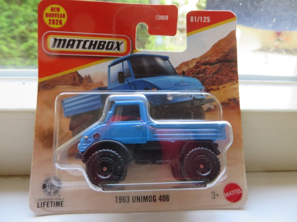 Matchbox Unimog 406 1963, Ophalen of Verzenden, Nieuw, Auto