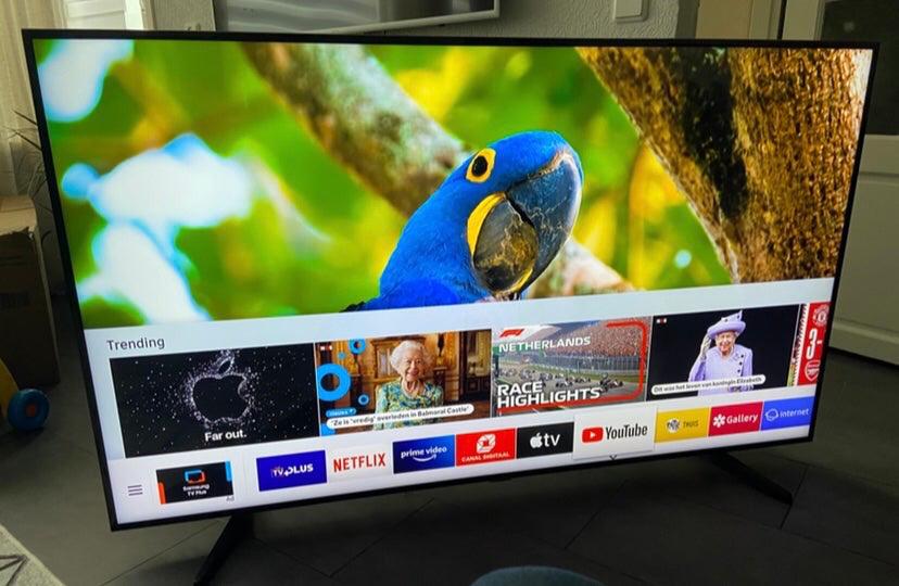 Samsung 55 inch ultra HD 4K smart tv, 50 Hz, Ophalen of Verzenden, Zo goed als nieuw, Samsung