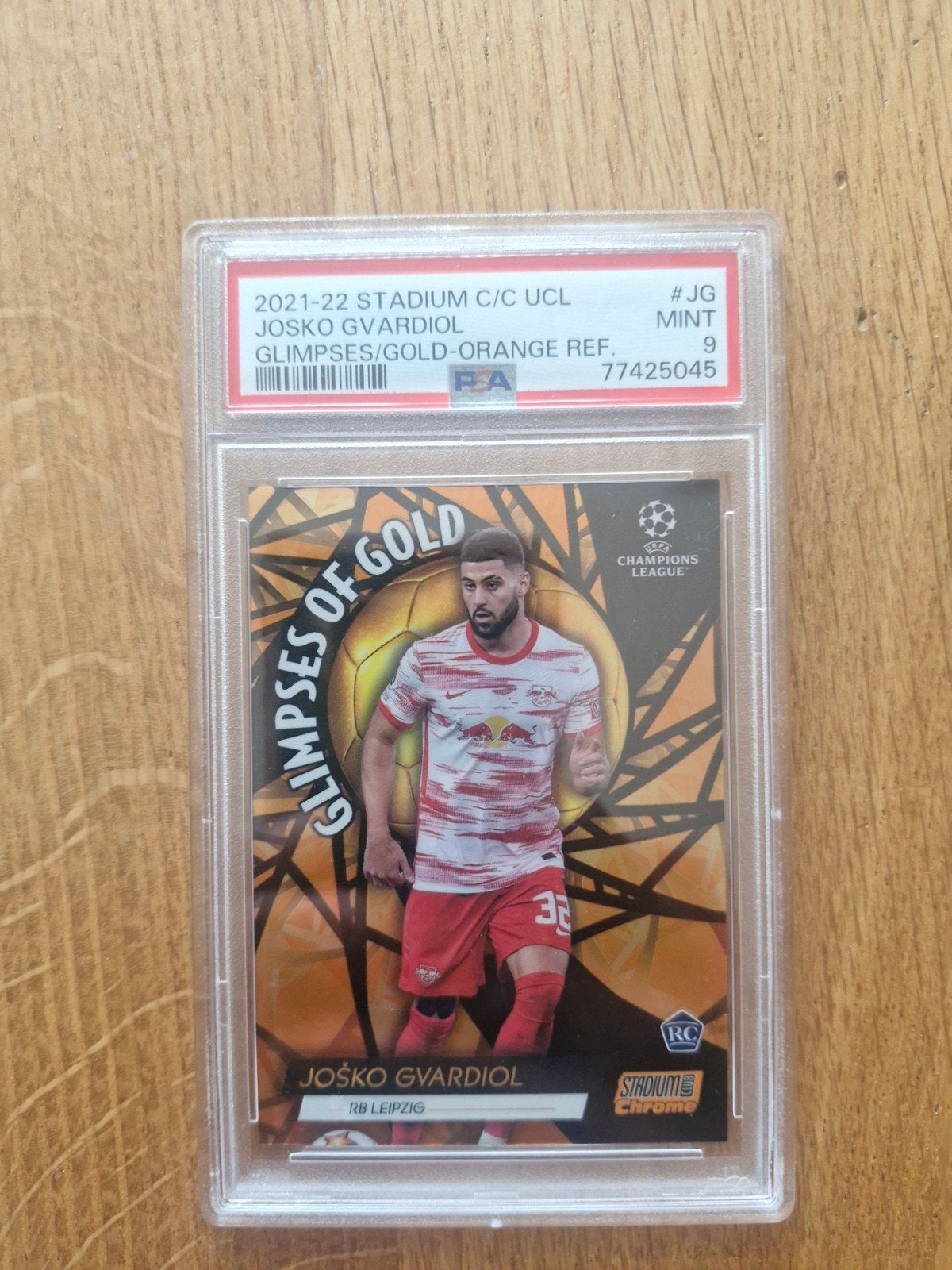 Josko Gvardiol Topps Stadium Club Chrome PSA 9, Verzamelen, Sportartikelen en Voetbal, Ophalen of Verzenden