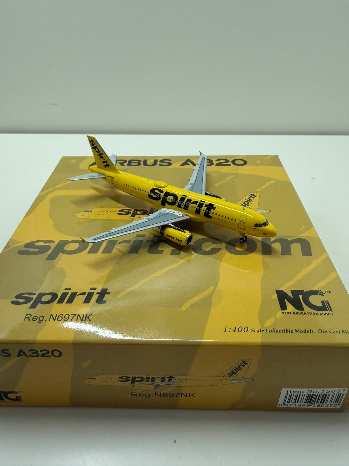 NG Models Spirit Airlines A320 1:400, Verzamelen, Ophalen of Verzenden, Nieuw, Schaalmodel
