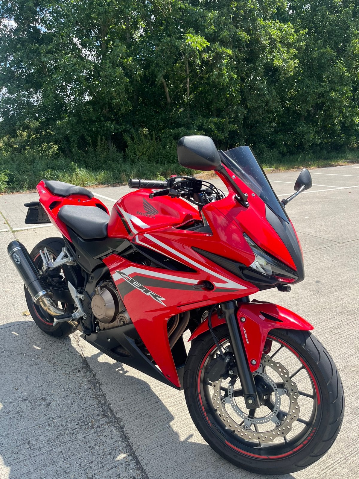 Honda CBR500R 2018 – A2 – 18.500 km – Zeer nette staat, Motoren, 2 cilinders, Occasion, Minimaal motorrijbewijs A2, Handgeschakeld
