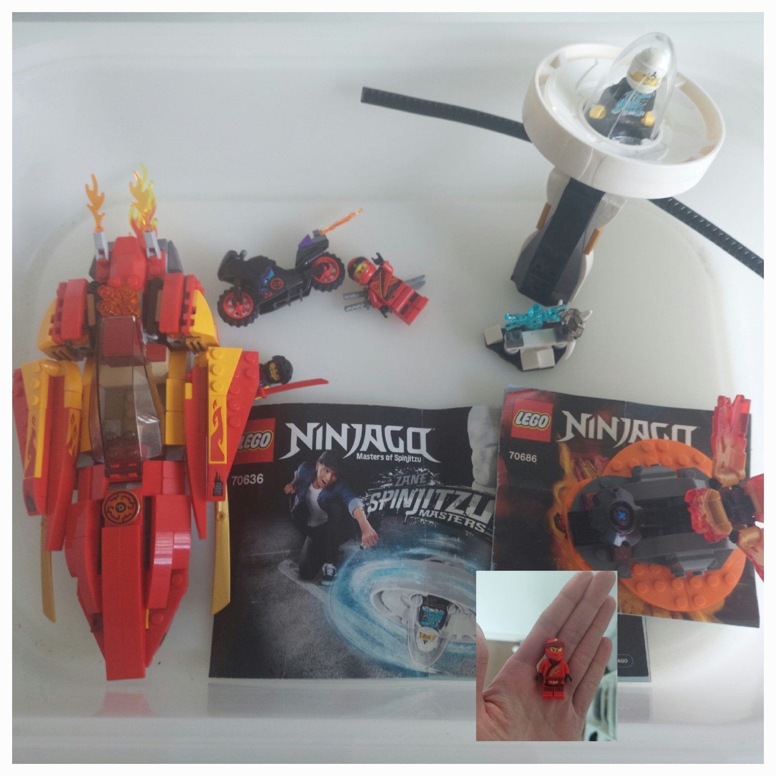 Lego ninjago, Lego, Ophalen of Verzenden, Zo goed als nieuw, Inclusief minifiguren