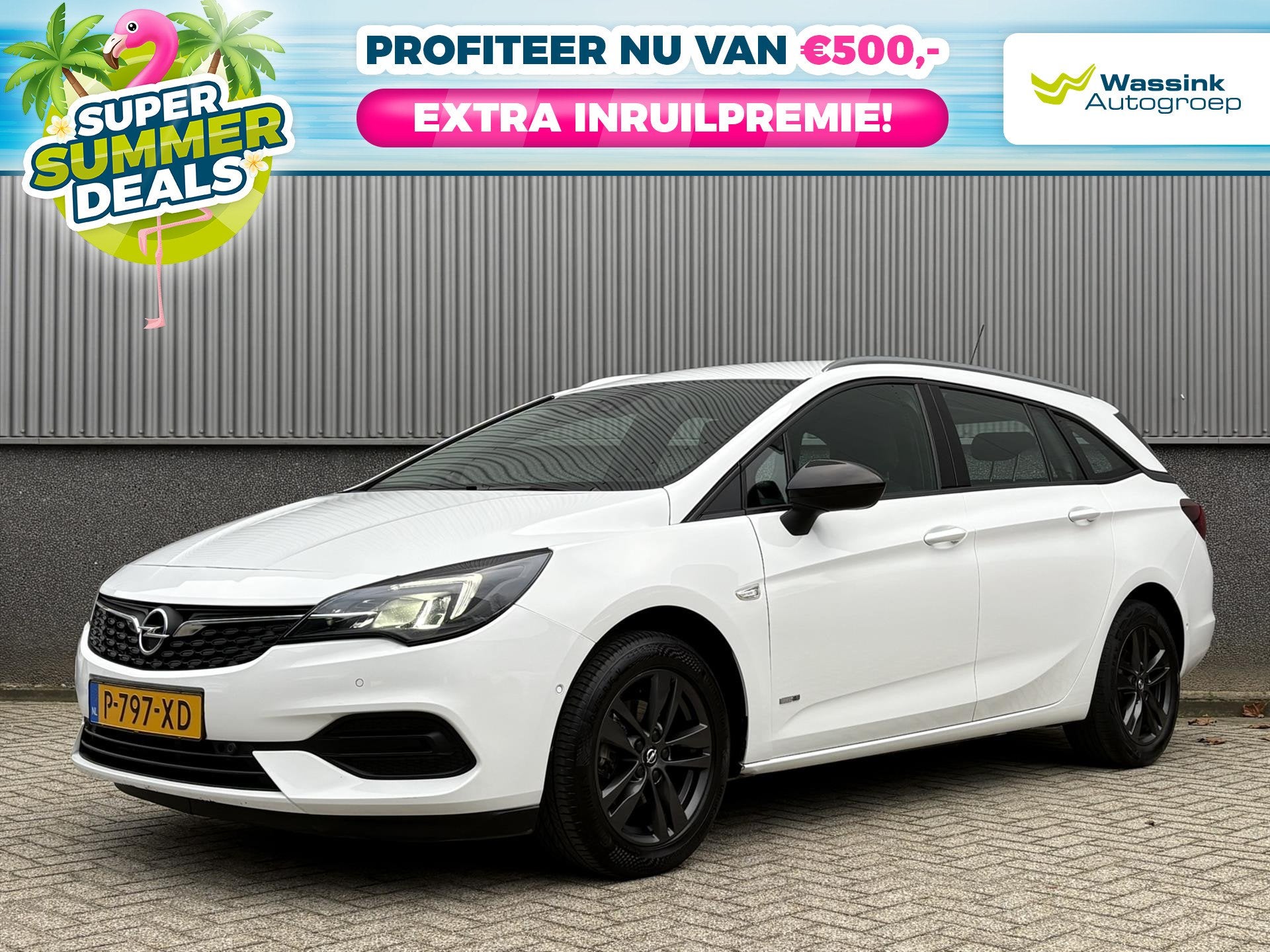 Opel Astra Sports Tourer 1.2T 110pk Design&Tech | SUMMER DEA, Voorwielaandrijving, Stof, Gebruikt, 1199 cc