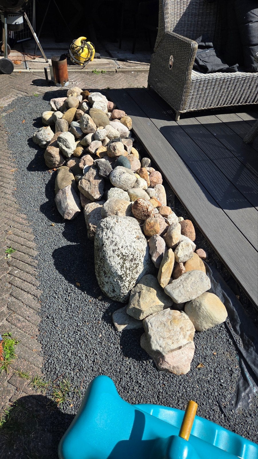 Diverse keien, stenen, voor vijfer of tuin, Ophalen, Overige materialen, Gebruikt, Kei