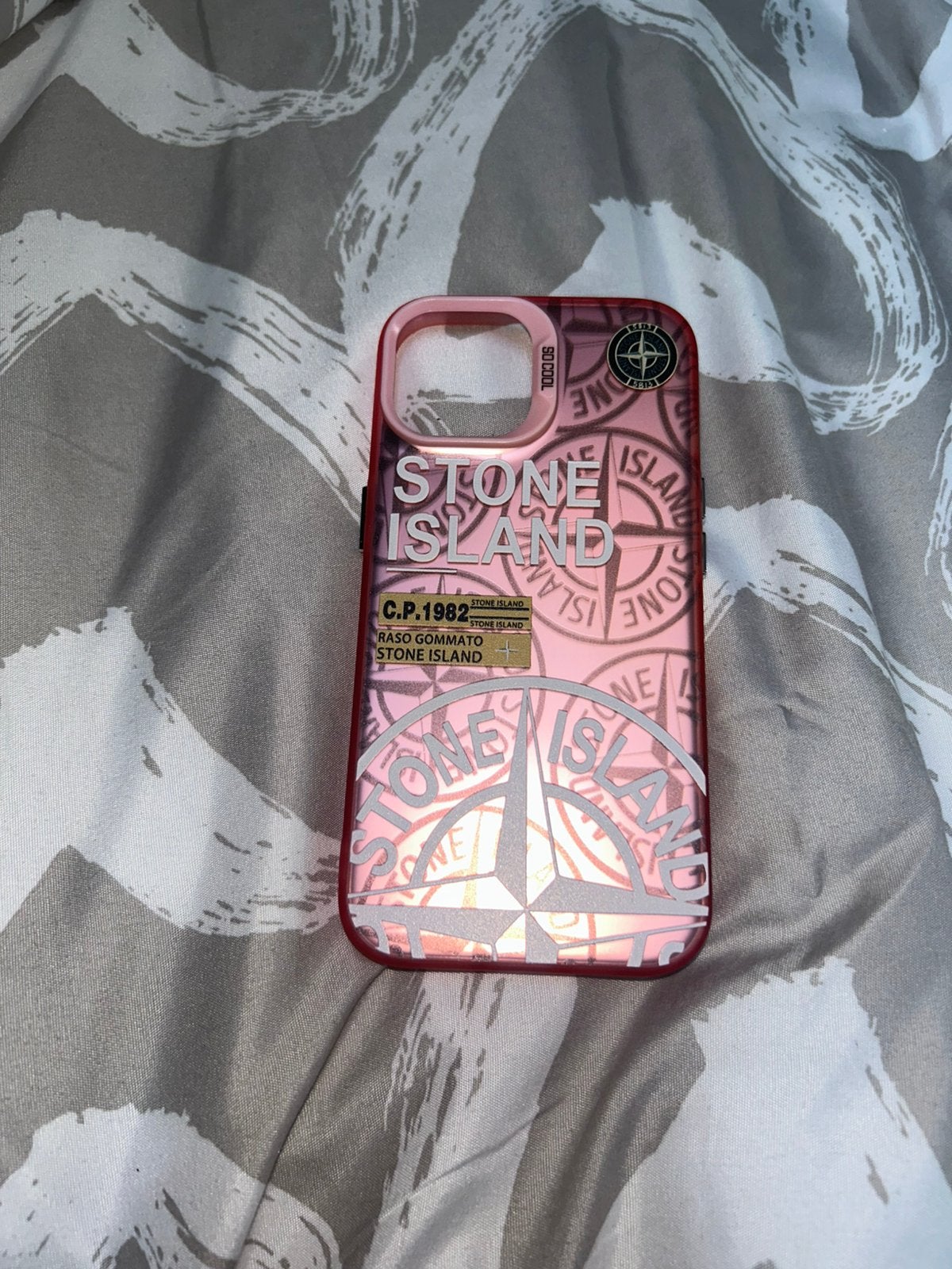 Stone island hoesje iPhone 15, Telecommunicatie, IPhone 15, Hoesje of Tasje, Ophalen of Verzenden, Zo goed als nieuw